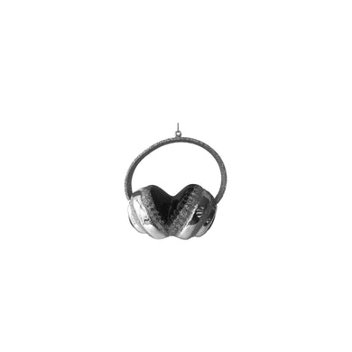 Headphones Ornament Silver