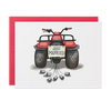 Big Red Wedding Card