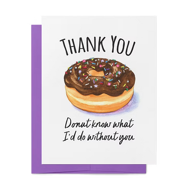 Thanks Donut Card