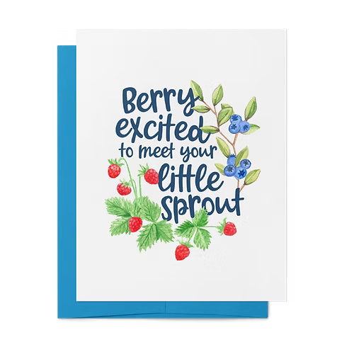 Berry Excited to Meet You Card