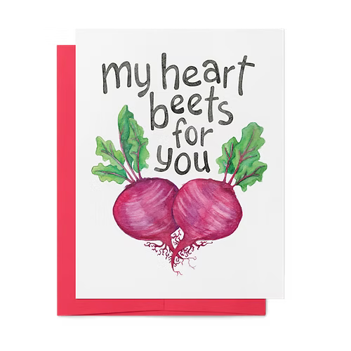 My Heart Beets For You Card
