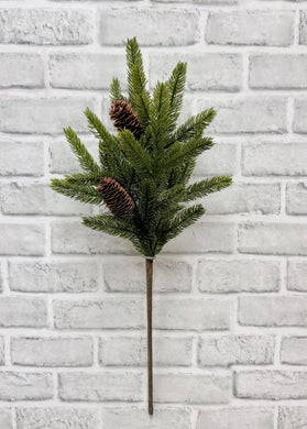 Spruce Spray with Natural Pine Cones