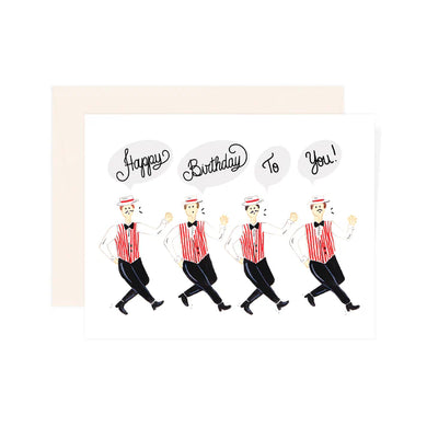 Barbershop Quartet Card