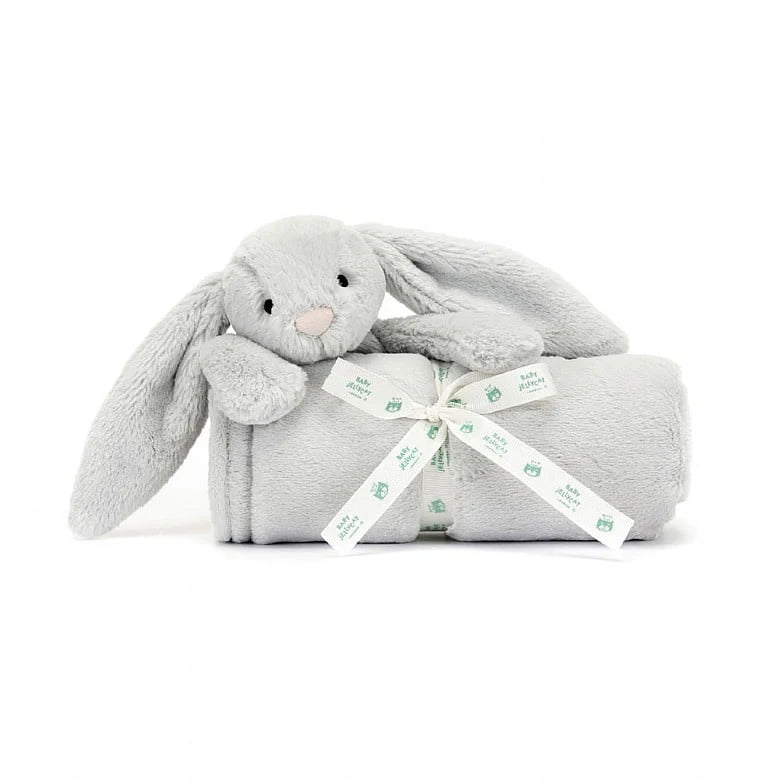 Bashful Silver Bunny Blankie