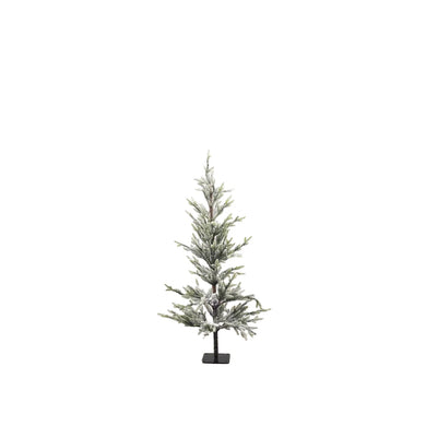 Flock Balsam Décor Tree With Led Lights Small