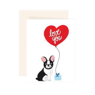 Frenchie Love You Card