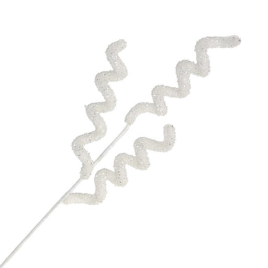 SPRAY SWIRL 3-PC WHITE 27.5″ TINSEL