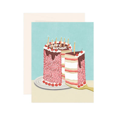 Birthday Cake Slice Card