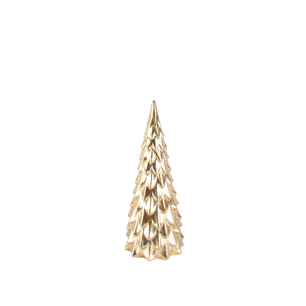 Metallic Glazed Tree Small Gold