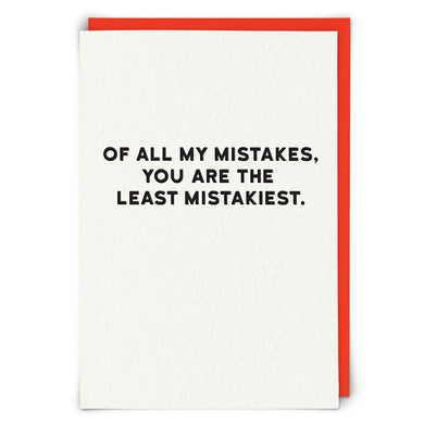 Mistakiest Card