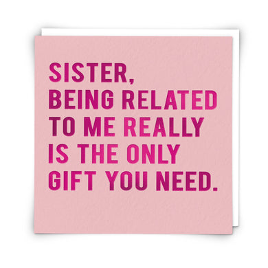 Sister Gift Card