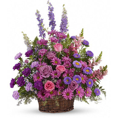 Gracious Lavender Basket